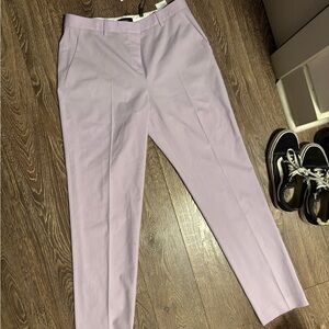 THEORY TREECA LILAC PANTS